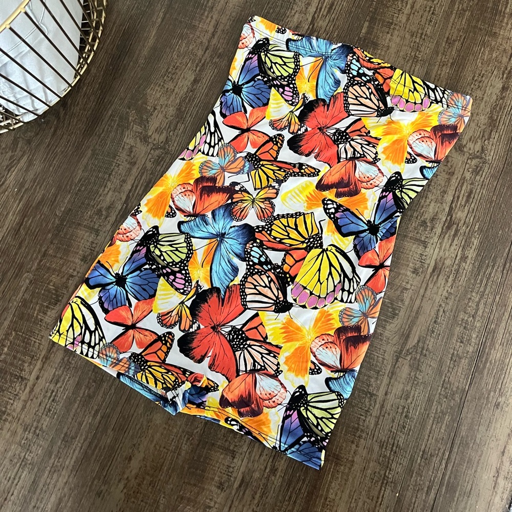 One Piece Shorts Butterfly Bodysuit.